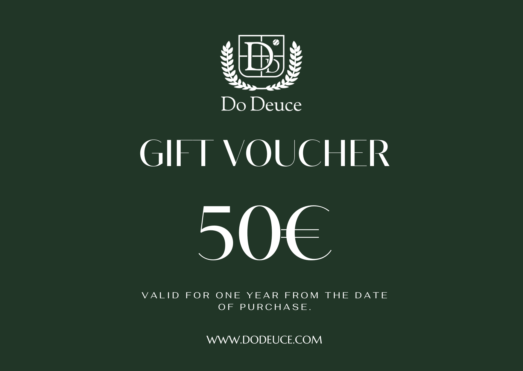 DoDeuce gift card