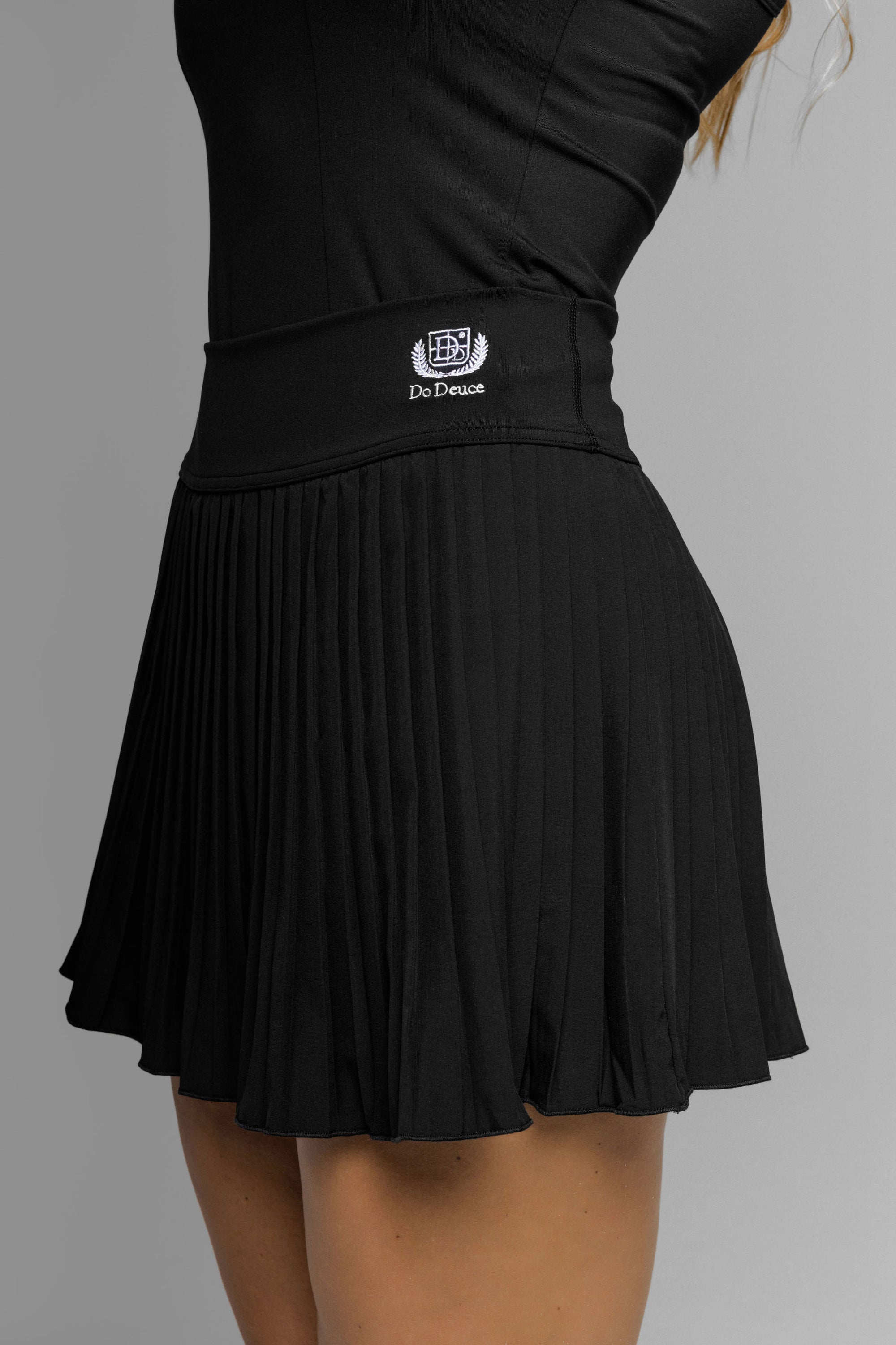 Nicole Black Pleated Tennis Skirt